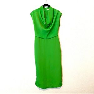 Ted Baker Green Cowl Neck Dress